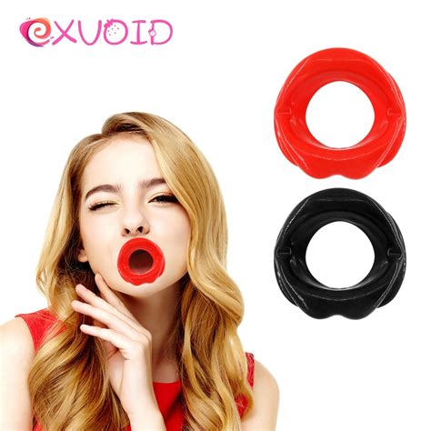 Exvoid Open Mouth Gag Sex Toys For Couples Bdsm Bondage Mouth Plug Lips