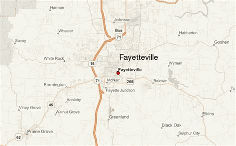 Fayetteville Arkansas Location Guide