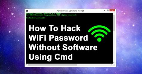 How To Hack Wifi Password Without Software Using Cmd Blowing Ideas