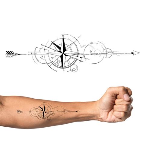 Designs Design Geometric Arrow Compass Tattoo Tattoo Contest
