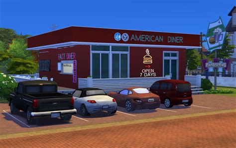 Sims 4 American Diner Pack Restaurant Poses Mel Bennett
