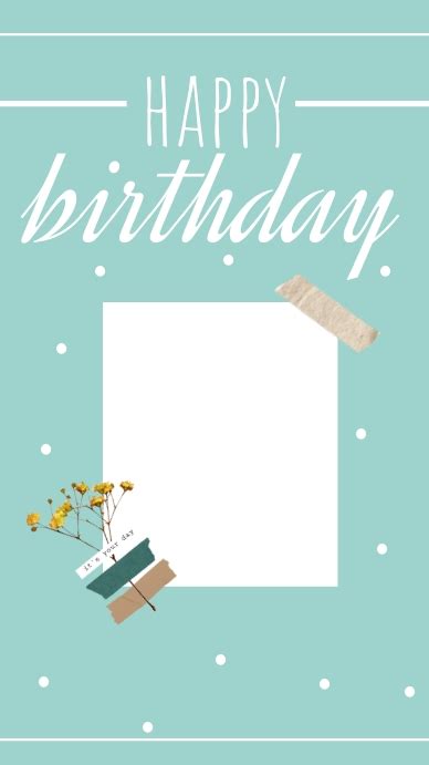 Happy Birthday Instagram Story Template Postermywall