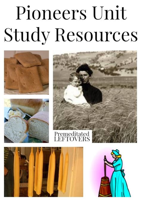 Pioneer Unit Study Resources