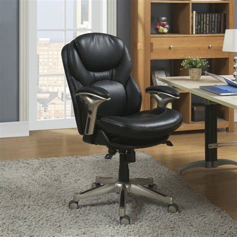 It's office seating approved by the american chiropratic association. Serta Back in Motion Office Chair in Black Bonded Leather ...
