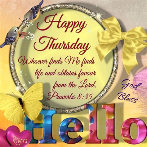 Hi Happy Thursday Proverbs 835 Good Morning Thursday Happy