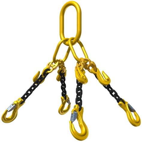 Hack8 Four Leg Grade 8 Chain Sling With Latch Hook Bramley Engineering