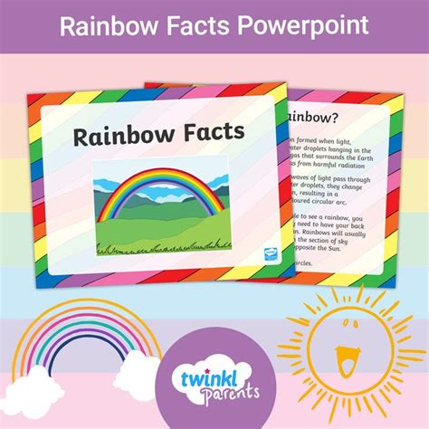 Ks2 Rainbow Facts Powerpoint Rainbow Facts Rainbow Activities Rainbow