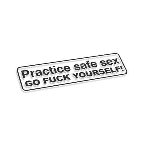 practice safe sex stickers car moto bike 3d stickers large format printing t shirt