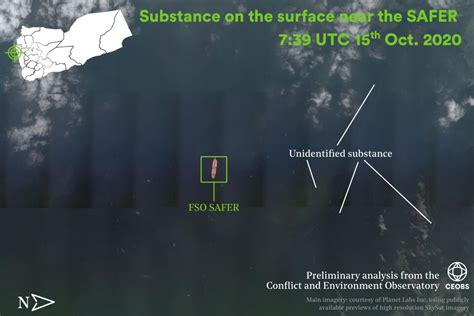 4 5 in early december 2019, al jazeera reported that oil had begun to leak from safer , 5 though subsequent satellite imagery showed that. Was it oil leaking from the FSO SAFER off Yemen? | CEOBS