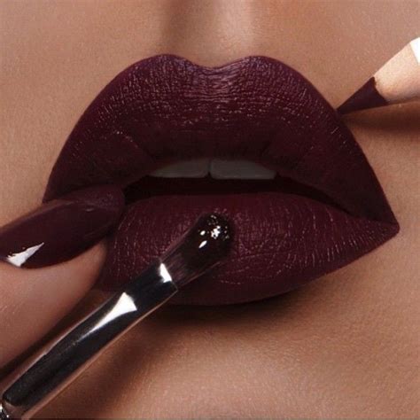 Burgundy Lipsamazing Maroon Matte Lipstick Lipstick Lip Makeup