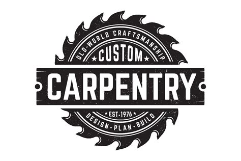 Custom Carpentry Logo Carpentry Logo Templates Logo Design Template