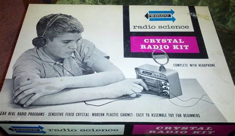 Remco Radiocraft Crystal Radio Kit Style No 106 By Friendsretro