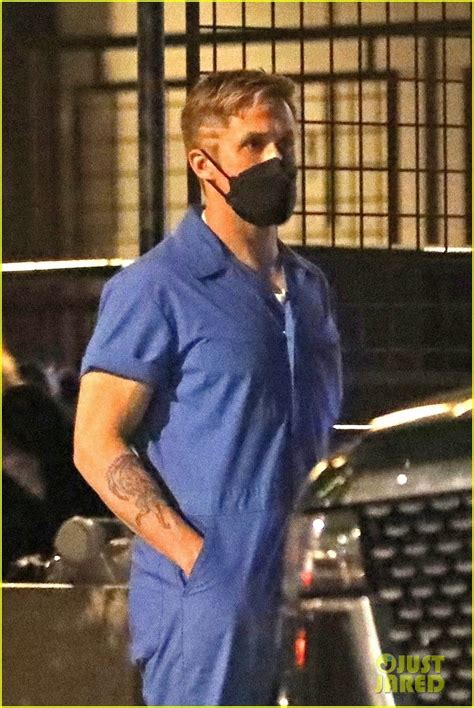 Ryan Gosling Wears A Prison Jumpsuit While Filming For The Gray Man In La Photo 4678194
