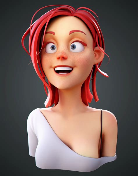 Artstation Evie Texturing In Blender Course Yanal Sosak 3d Model Character Female