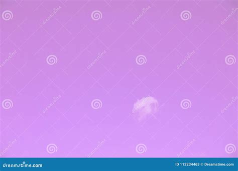 Little Cloud On Pink Lilac Sky Stock Image Image Of Pink Puffy