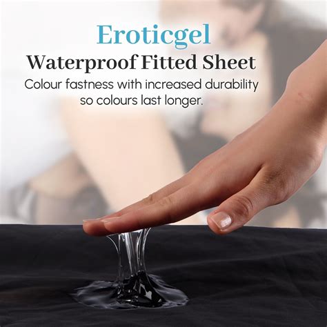 Queen Sized Black Waterproof Fitted Sheet As Mattress Protector Or Nuru Massage 806809668584 Ebay