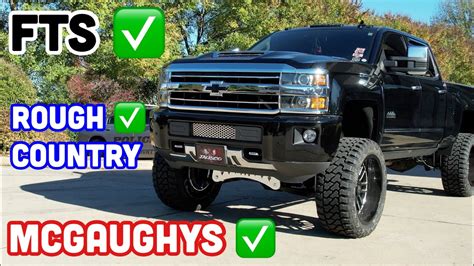 Best Lift Kit For A Lifted Chevy Fts Vs Mcgaughys Vs Rough Country