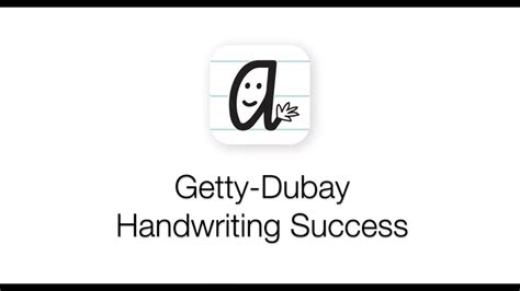 Getty Dubay Italics Handwriting Sheets