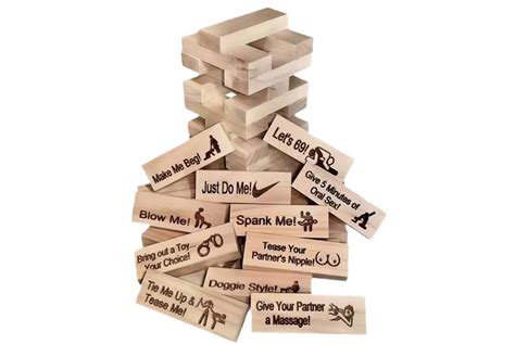 Naughty Couples Jenga Inspired Sex Tower Game Deal Wowcher