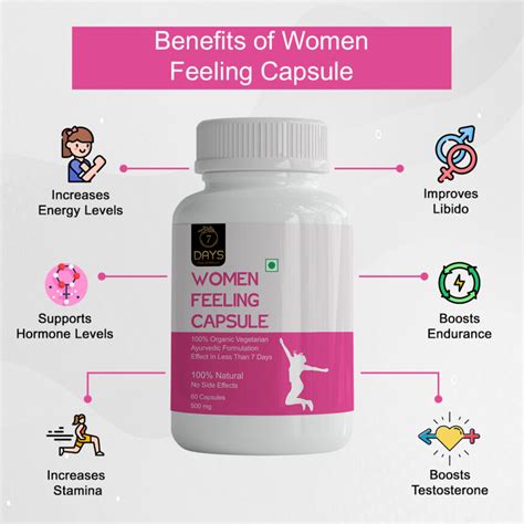 Women Sex Power Booster Herbal Capsules For Increases Sexual Stamina 100 Ayurvedic 7 Days Organic
