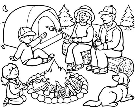 Preschool camping coloring pages are a fun way for kids of all ages to develop creativity, focus, motor skills and color recognition. Printable Summer Coloring Pages | Parents