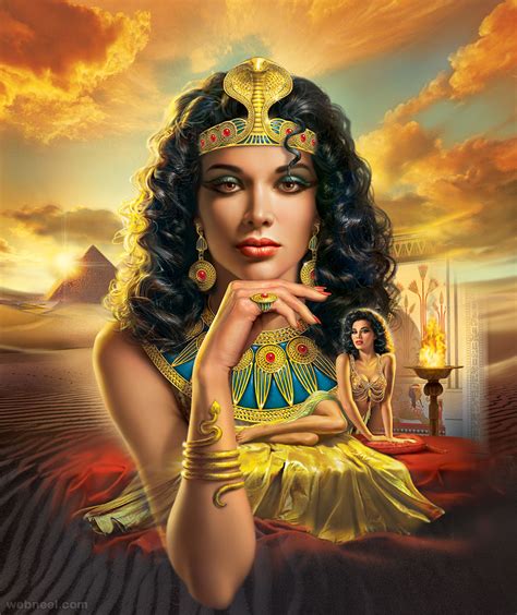 Cleopatra Digital Art Painting By Mark Fredrickson Preview