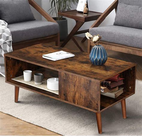 Best Morden Kingso Retro Coffee Table With Storage