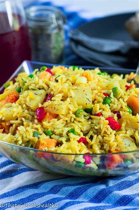 Per serving 529 cal, 9. Pineapple papaya fried rice - That Girl Cooks Healthy
