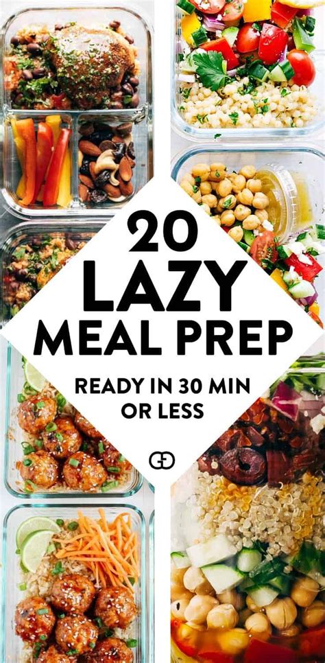 25 Healthy Meal Prep Ideas To Simplify Your Life Recipe Easy Healthy Meal Prep Lunch Meal