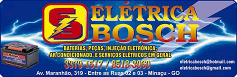 ELÉTRICA BOSCH em Minaçu GO Disk Empresarial Telefones Comerciais