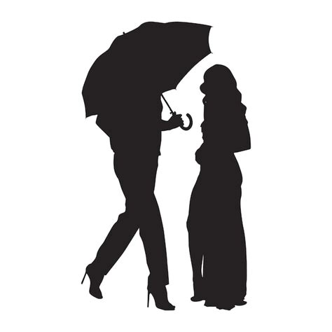 Umbrella Couple Silhouette Images Free Download On Freepik