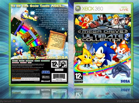 Sega Megadrive Ultimate Collection Xbox 360 Box Art Cover By Cerium