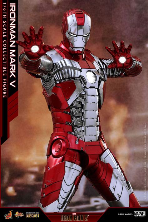 Expand to see all images and videos. Hot Toys Diecast Iron Man Mark V Figure - The Toyark - News