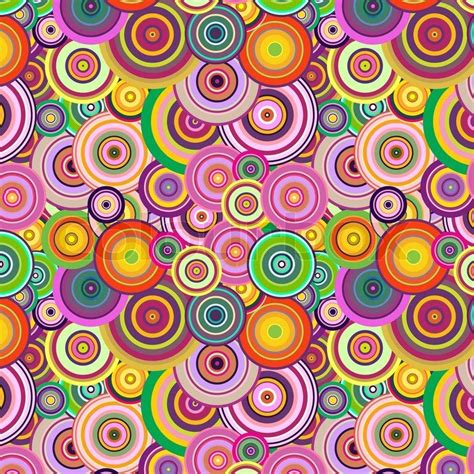 Colorful Patterns Abstract Seamless Background With Decorative