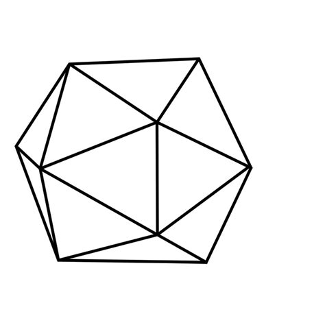 3d Hexagon Outline