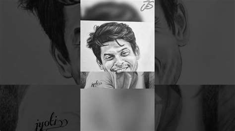 Sidharth Shukla Sketches On A Very Special Day Jss Art 🎨shorts