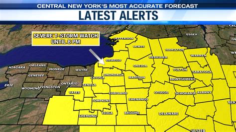 A Severe Thunderstorm Watch Is In Effect For Cny Chittenango News