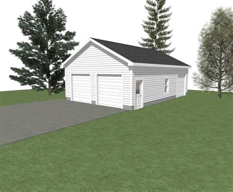 Garage Plans 24 X 36 2 Car Garage Plans 10 Wall 612 And 812