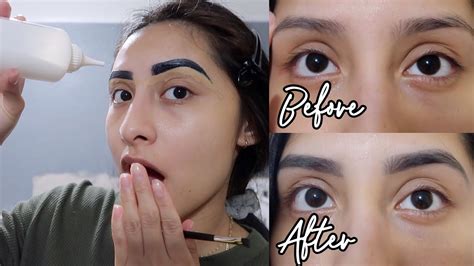 dying my eyebrows with hair dye must watch update 2020 youtube