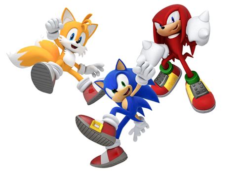 Sonic, Tails and Knuckles (Team Sonic) by Banjo2015 on DeviantArt