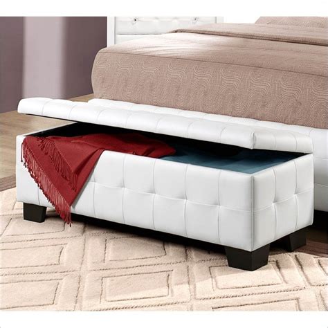 End of the bed storage benches are an excellent way to take care of both or seating and storage needs simultaneously. Black Bedroom Storage Bench
