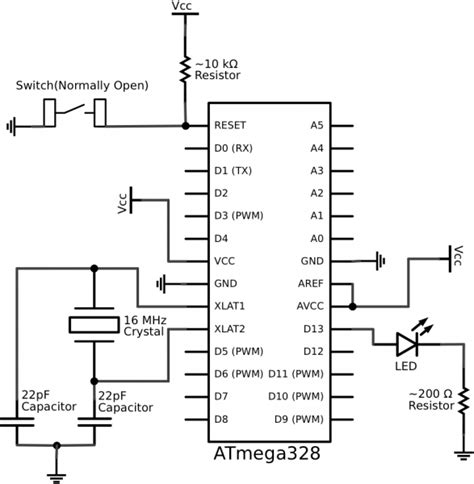 Circuit Diagram For Arduino Uno