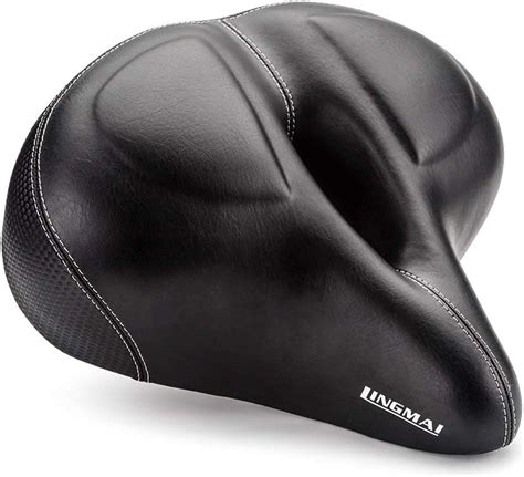 Lingmai Oversized Comfort Bike Seat Most Comfortable Extra Wide Soft