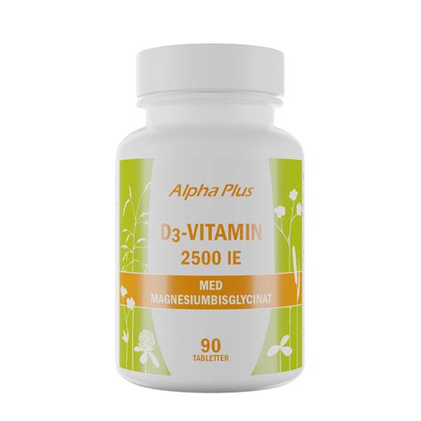 Köp Alpha Plus D3 Vitamin 2500 Ie 90 Tabletter På