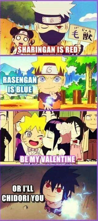 Anime Version Of Valentines Day Funny Naruto Memes Anime Anime Funny