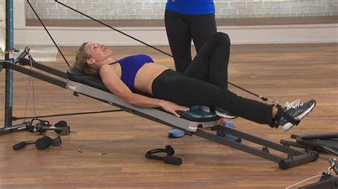 Total Gym Fusion With Step Attachment And Pilates Kit On Qvc Youtube