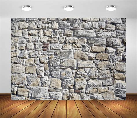 Beleco 6x4ft Fabric Vintage Brick Stone Wall Backdrop For