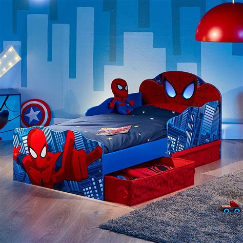 If your child is graduating from a crib to a toddler bed, you may be wondering if their crib mattress will fit. SPIDERMAN TODDLER BED & STORAGE + MATTRESS OPTIONS - BOYS ...