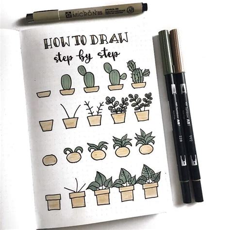 100 Bullet Journal Step By Step Doodles That Anyone Can Draw