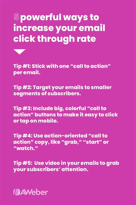 Improve Your Click Through Rate 14 Powerful Tactics Aweber Email